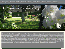 Tablet Screenshot of lecanardbandb.com